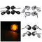 4Pcs 39mm Rear Motorcycle Bullet LED Turn Signal Light For Harley Davidson Sportster Dyna Bobber