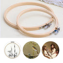 Practical 13-26cm Cross Stitch Machine Bamboo Frame Embroidery Hoop Ring Round Hand DIY Needlecraft