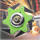 65Mn 6 Steel Blades Razors Grass Eater Trimmer Head Lawn Mower Head Brush Cutter Tool