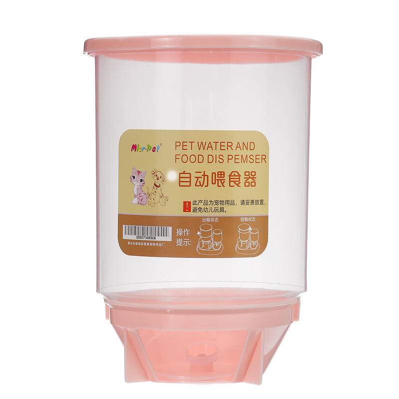 2 in 1 Automatic Pet Feeder Waterer  4L Food & 2.5L Water Dispenser Dog Cat Self Feeding