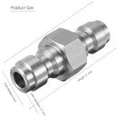 8mm Paintball PCP Quick Release Disconnect Coupler Doulbe Male Plug Connector