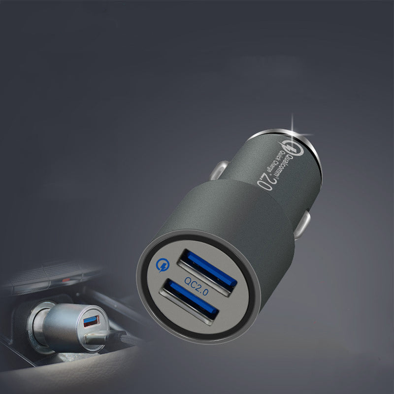 Bakeey QC2.0 36W Multi-function Dual USB Fast Charging Car Charger For iPhone XS 11 Pro Huawei P30 Xiaomi Mi9 S10+ Note10