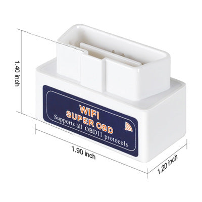 Mini ELM327 WiFi OBD2 Wireless Automobile Diagnostic Detector V1.5 PIC25K80 Chip