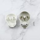 Dixinge Israel 3 Pin AC Electrical Power Rewireable Plug Male Female Plug Outlet Adaptor Wire Extension Cord Connector