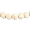 Unisex White Stone Agate Colorful Beads Prayer Elastic Bracelet