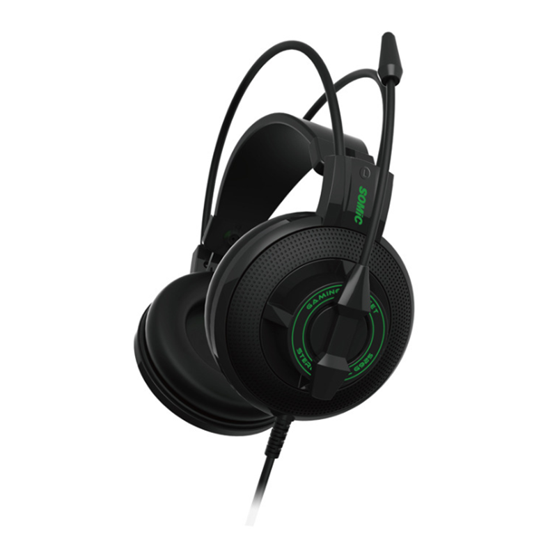 SOMiC G925 40mm Speaker Unit 3.5mm + USB Wired Shocking Bass Gaming Headset Headphone With Microphone for Computer Profession Gamer