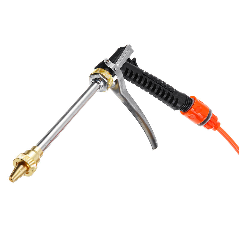 12v 100W 200PSI Car Wash Pump Sprayer Kit Tool High Pressure Self-Priming Auto Washer Sprayer Cleaning Set with Spray G-un Pipe