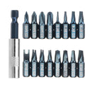 BROPPE 17 In 1 Screwdriver Bit Set Alloy Steel 1/4 Inch Hex Shank Screwdriver