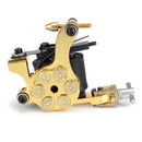 Bullet Black Tattoo Machine Custom Dual 10-Wrap Coils Liner & Shader