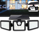70 LED Solar Wall Light Motion Sensor 3 Modes Rotatable Outdoor Yard Garden Lamp