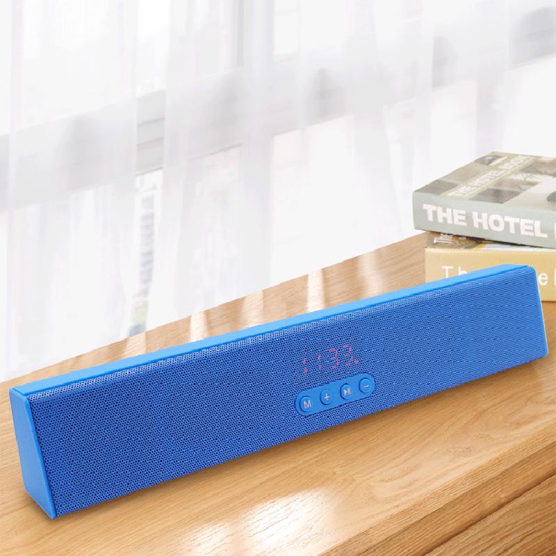 S12 Smart Wireless bluetooth Speaker Dual Stereo LED Display FM Radio TF Card Bass Soundbar