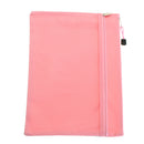 Colorful Double Layer Canvas Cloth Zipper Book Pencil Pen Case Bag File Document Bags