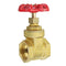 TMOK 1/2" 3/4" 1" Brass Manual Gate Valves G Female Thread Water Flow Valve