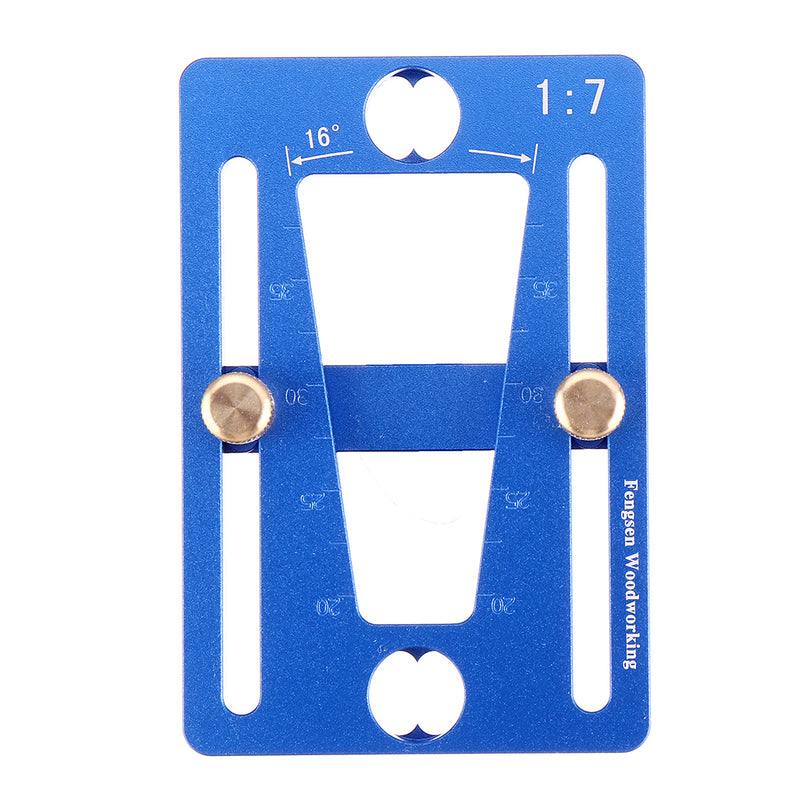 Aluminum Alloy Dovetail Scriber Dovetail Marking Gauge Tenon Template Woodworking Tools