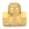 TMOK 1/2" 2/3" 1" Brass Swing Check Valve Female NPT Threaded Durable Brass Construction Valves