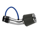 3 Inch Universal Car Cold Air Intake Filter Aluminum Induction Kit Pipe Hose System Silver