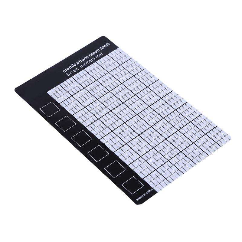 Universal 145x90mm Magnetic Screw Mat Phone Phone Screws Storage Mat Memory Chart Working Pad