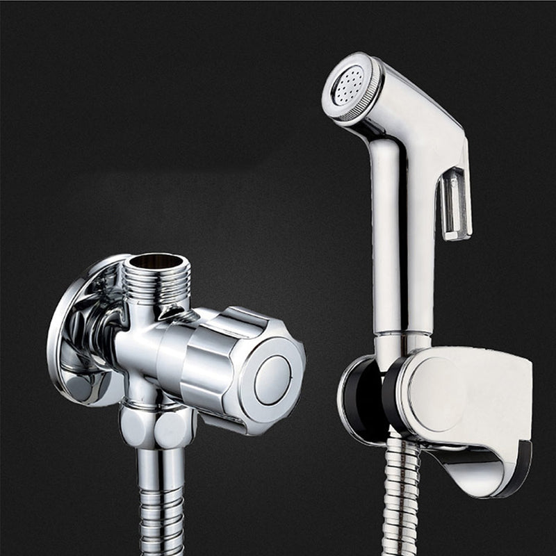 ABS Bathroom Portable Bidet Sprayer Handhold Toilet Bidet Shower Head Sprayer for Personal Hygiene w/ 1.5m Stainless Steel Hose