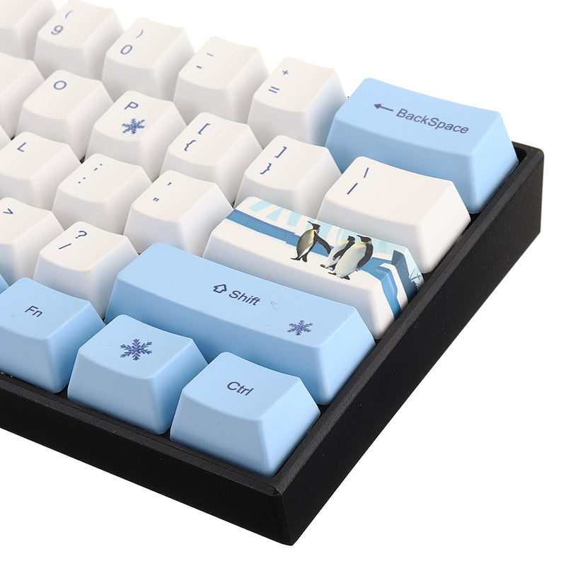 OEM Profile PBT Sublimation Penguin Keycap for 60% Anne pro 2 Royal Kludge RK61 Geek GK61 GK64 Mechanical Keyboard