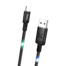 HOCO U63 Type C Charging Data Cable Sync With Backlight for Tablet Smartphone 1.2M
