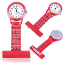 Stainless Steel Arabic Numerals Nurse Watch Colorful Doctor Pocket Watches
