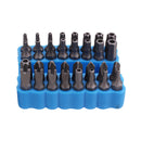 Drillpro 33pcs Magnetic Screwdriver Bit Set Torx Hex Star Spanner Tri Wing Electric Screwdriver Hex Bits with Holder