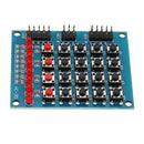 10pcs 8 LED 4x4 Push Button Switch 16 Keys Matrix Independent Keyboard Module For AVR ARM STM32