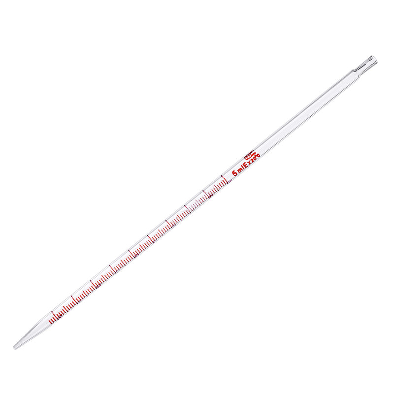 1/2/5/10/25ml Glass Long Pipette With Scale Lab Glassware Kit