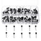 600Pcs 10Values 60 Each Transistors Kit BC337 BC327 2N2222 2N2907 2N3904 2N3906 S8050 S8550 A1015 C1815 Transistor