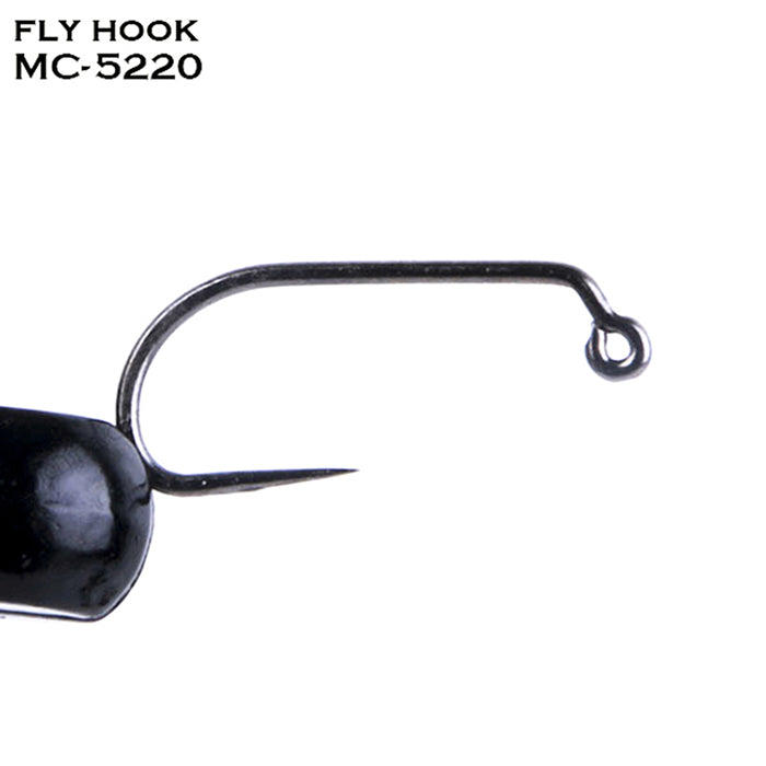 MAXCATCH 25Pcs/Box Barbless Fly Hooks For Fishing 5 Kinds of Models 3 Sizes