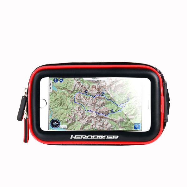 HEROBIKER Motorcycle Bike Mount Bracket Stand Holder For Phone Waterproof Case Bag For Iphone 6/7 Samsung