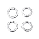 10Pcs M2/M2.5/M3/4 304 Stainless Steel Spring Washer Split Lock Washers