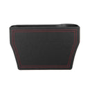 PU Leather Left Side Car Seat Crevice Gap Storage Box Pocket Organizer Phone Holder