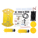 DIY D2-2 Smart Tracking Car Kit 51 Single-chip Linear Car AT89C2051 Patrol Car Kit