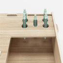 Multi-function Desktop Organizer Wood Desktop Monitor Stand Computer Laptop Screen Riser Desk Shelf Rack