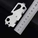 IPRee EDC Multifunctional Pocket Tool Survival Combination Kit With Screwdriver Wrench Opener Cutter