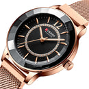 CURREN 9066 Rhinestone Fashionable Women Wrist Watch Luminous Display Quartz Watch