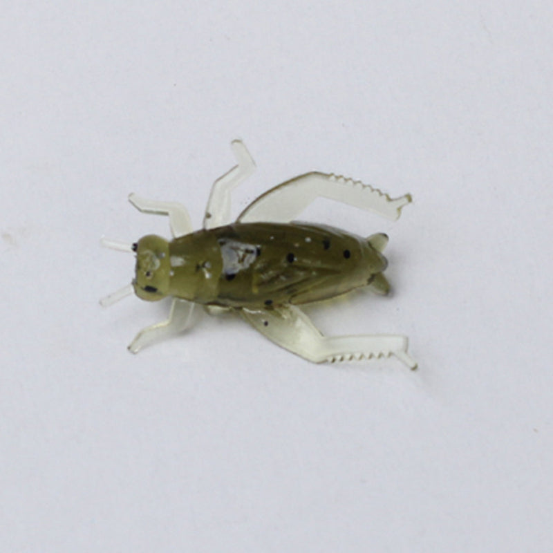 ZANLURE 50pcs/set 2.5cm 0.6g Soft Lure Artificial Cricket Bait Fishing Lure Insect Bait