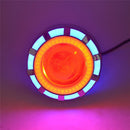 BIKIGHT 12-85V 1200LM LED Electric Bike Headlight Front Light 3 Modes Modified Demon Eyes Motorcycle