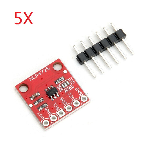 5Pcs CJMCU-MCP4725 I2C DAC Breakout Development Board Module
