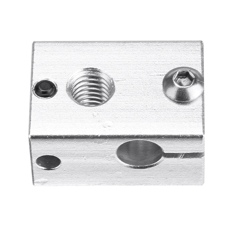 Aluminum/Brass M6 Thread V6 Heating Block For 3D Printer Part