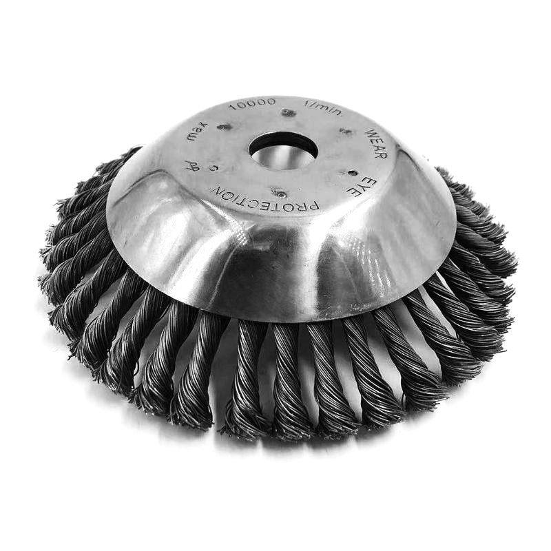 8 Inch Steel Wire Wheel Garden Lawn Mower Grass Eater Trimmer Head Brush Cutter Tools