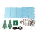 Geekcreit Christmas Tree LED Flash Kit With Transparent Cover DIY Electronic Kit