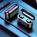 Amoi F9 bluetooth 5.0 TWS Wireless Earphone CVC8.0 Double Noise Cancelling 3500mAh Power Bank Headset