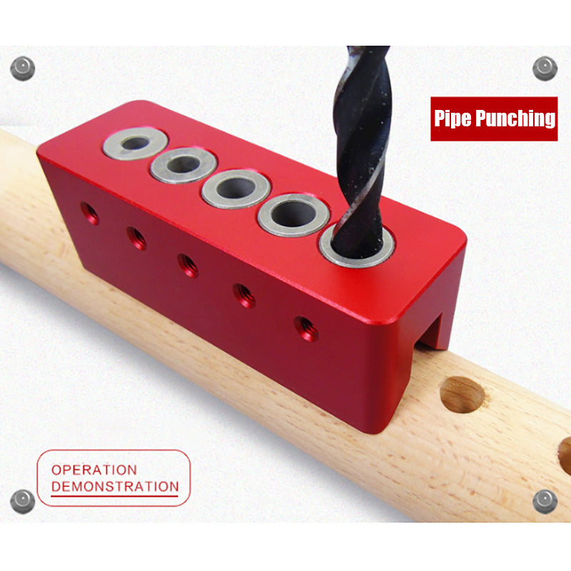 6/7/8/9/10mm 90 Drill Straight Angle Guide Bit Doweling Jig Woodworking Tool