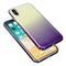 Color Gradient Shockproof Transparent Hard PC Case Cover for iPhone X