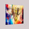 Miico Hand Painted Oil Paintings Elephant Head Paintings Wall Art For Home Decoration