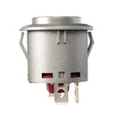 2pcs 12V 22mm LED Auto-lock Power Push Button ON/Off Switch Red