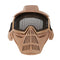 CS Paintball Direct Live Tactical Field Protective Tactical Mask of Granular Material