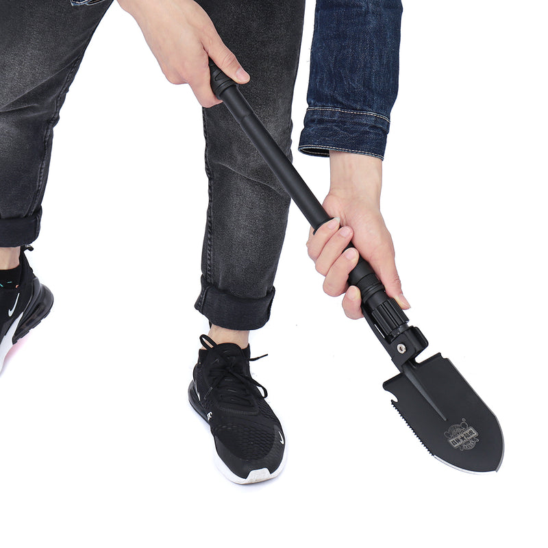 Multifunctional Dohiker Folding Shovel Survival Spade Emergency Garden Camping Tools